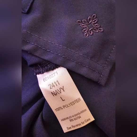 Medcouture navy scrub set - Picture 7 of 8